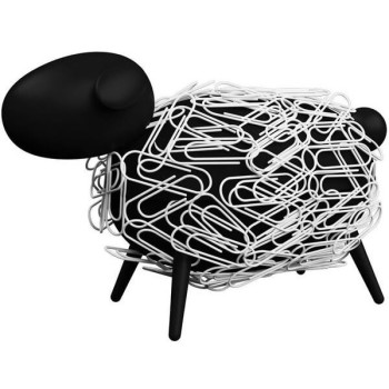 Allocacoc Sheepi Magnetic Paper Clip Holder - Μαγνητική Βάση για Συνδετήρες Μαύρο