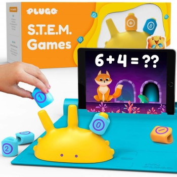 Plugo Count Σύστημα παιδικού παιχνιδιού Επαυξημένης Πραγματικότητας μαθηματικών με Ιστορίες & Puzzles
