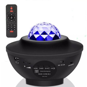 Περιστρεφόμενο Φωτιστικό με Projector Galaxy Star Projector Ocean Wave