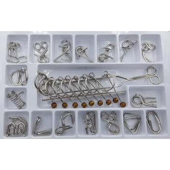 Σετ Μίνι Συρμάτινες Σπαζοκεφαλιές 18 τεμαχίων