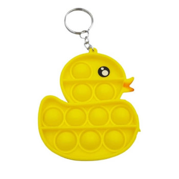 Μίνι Pop it Fidget Αγχολυτικό Παιχνίδι Παπάκι Μπρελόκ