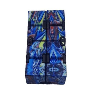 Ατέρμονας Κύβος Σχεδίων - Fidget Infinitive Cube Liquid Metal