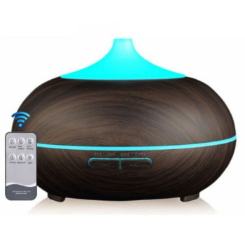 Υγραντήρας & Συσκευή Αρωματοθεραπείας με Τηλεκοντρόλ Dark - Ultrasonic Diffuser 