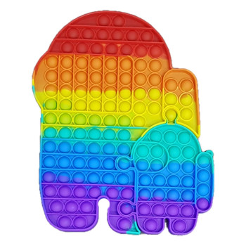 Super Jumbo Fidget Pop it Σετ 2 Ρομποτ Παζλ Γιγαντοτεράστιο