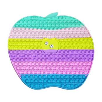 Super Jumbo Fidget Pop it Επιτραπέζιο με Ζάρια Μήλο