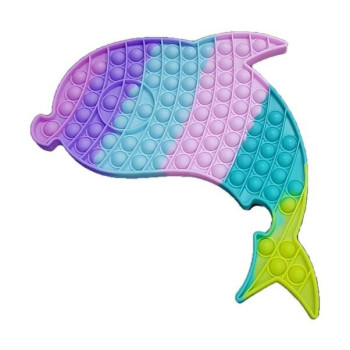 Jumbo Fidget Pop it Αγχολυτικό Παιχνίδι Δελφίνι Γίγας
