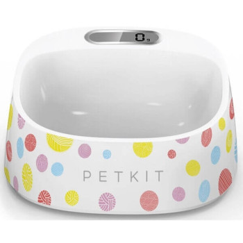Έξυπνο Αντιβακτηριδιακό Πιατάκι Κατοικιδίων με Ψηφιακή Ζυγαριά Petkit 450ml - Πουά