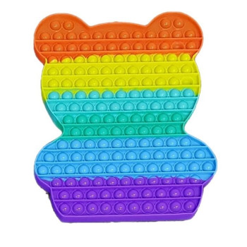 Super Jumbo Fidget Pop it Αγχολυτικό Παιχνίδι Αρκουδάκι Γιγαντοτεράστιο