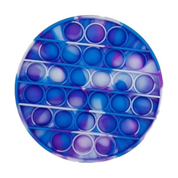 Anti Stress Fidget Bubble Pop Αγχολυτικό Παιχνίδι Κύκλος Marble Μπλε-Μωβ