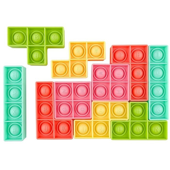 Tetris Fidget Pop it Αγχολυτικό Παιχνίδι Puzzle 10 Τεμαχίων