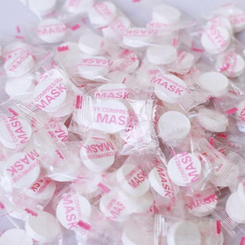 Συμπιεσμένες Απορροφητικές Μάσκες Προσώπου 20 τεμάχια