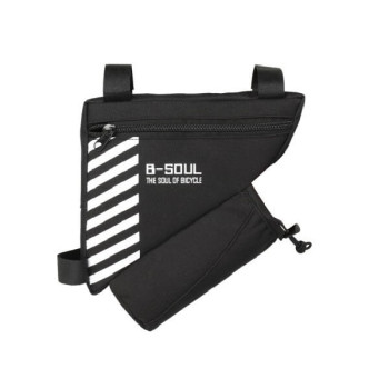 Τσαντάκι Ποδηλάτου με Θήκη για Μπουκάλι - Μαύρο