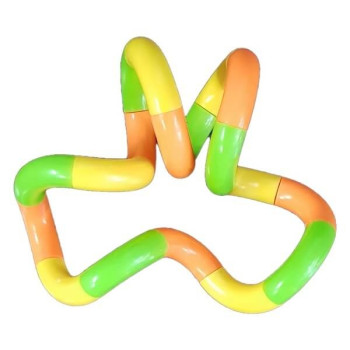 Anti Stress Tangle Fidget Κίτρινο-Πράσινο-Πορτοκαλί