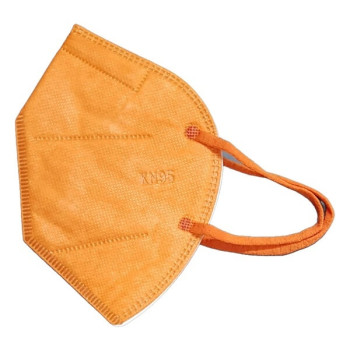 Μάσκα Υψηλής Προστασίας KN95 3D Care Protective Πορτοκαλί 1τμχ