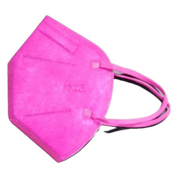 Μάσκα Υψηλής Προστασίας KN95 3D Care Protective Φούξια 1τμχ