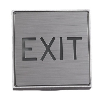 Φωτιζόμενη Πινακίδα Αλουμινίου - Επιγραφή LED Exit Green