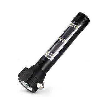 Ηλιακός Πολυλειτουργικός Φακός Εκτάκτου Ανάγκης 9 σε 1 Solar Power Flashlight