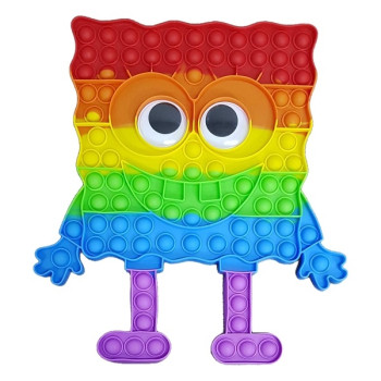 Super Jumbo Fidget Pop it Αγχολυτικό Παιχνίδι Θαλάσσιο Καρτούν Γιγαντοτεράστιο