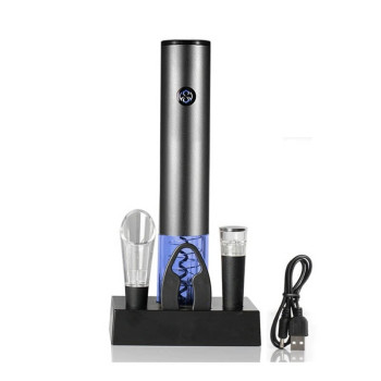 Ηλεκτρικό Ανοιχτήρι Κρασιού Τιρμπουσόν με Βάση - Electric Wine Opener