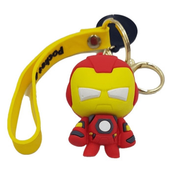 Μπρελόκ Σιλικόνης και Αξεσουάρ Τσάντας Κόκκινο Καρτούν