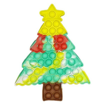 Anti Stress Fidget Pop it Αγχολυτικό Παιχνίδι Χριστουγεννιάτικο Δέντρο
