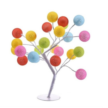 Φωτιστικό Δεντράκι Cotton Ball Lights Tree