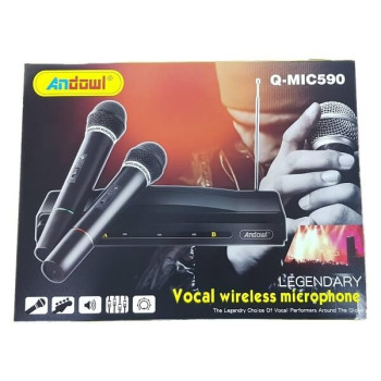 Συσκευή Karaoke με Δύο Ασύρματα Μικρόφωνα