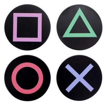 Μεταλλικά Σουβέρ Playstation 4 - Playstation 4 Metal Coasters