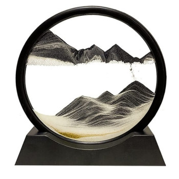 Διακοσμητικό με Άμμο Μεγάλο - Μαύρο