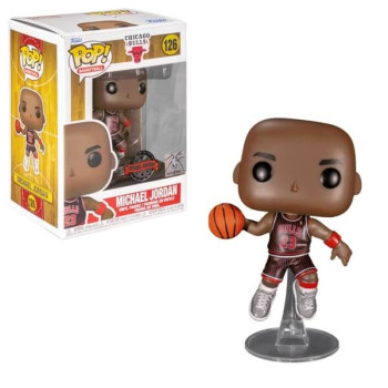 Funko POP Basketball Chicago Bulls - Michael Jordan (Pinstripe Jersey) Vinyl Figure Exclusive 