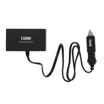 Πολύπριζο Aυτοκινήτου με 2 Παροχές & 2 USB 1A - Car Socket Splitter