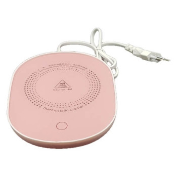 Γυάλινη Θερμαινόμενη Βάση - Cup Warmer - Ροζ