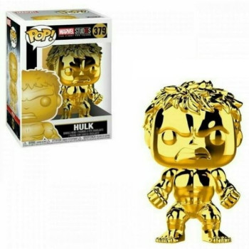Funko POP Marvel - Hulk Gold Chrome (The First Ten Years) 379 Bobble-Head