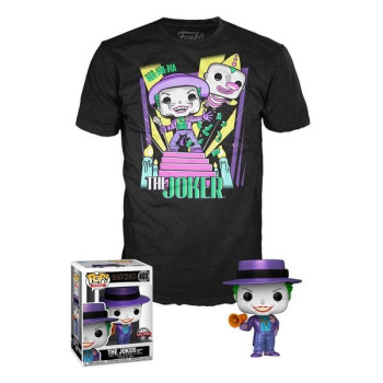 Funko Pop Tees DC Comics – Joker With a Speaker Figure 89 & Tshirt Large