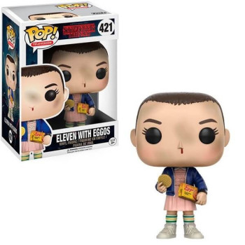 Funko POP Television Stranger Things - Eleven with Eggos 421 Vinyl Figure