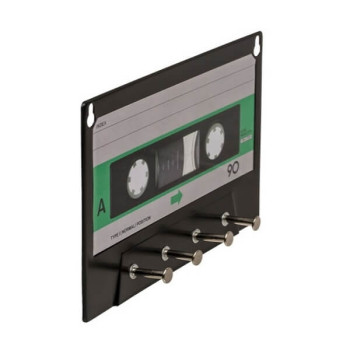 Μεταλλική Κλειδοθήκη Τοίχου σε Σχήμα Κασέτας 20x13cm