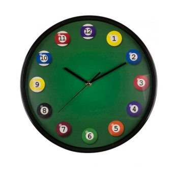 Ρολόι Τοίχου Μπιλιάρδο Πλαστικό