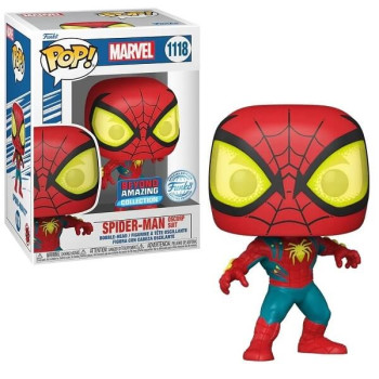 Funko POP Marvel Beyond Amazing – Spider-Man Oscorp Suit 1118 Bobble-Head Special Edition