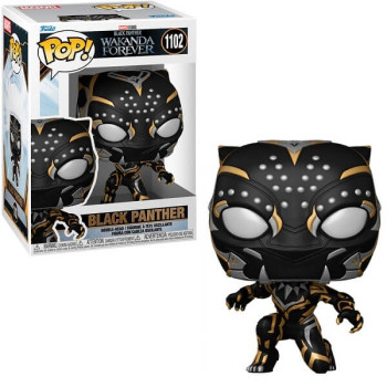 Funko POP Marvel Black Panther Wakanda Forever - Black Panther 1102 Bobble-Head 