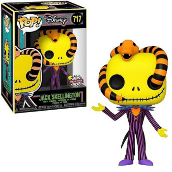 Funko POP Disney Nightmare Before Christmas - Jack Skellington (Black Light) 717 Vinyl Figure Exclusive