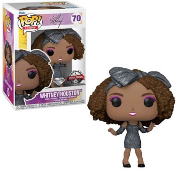 Funko POP Icons - Whitney Houston (How Will I Know) Diamond Collection 70 Vinyl Figure Exclusive