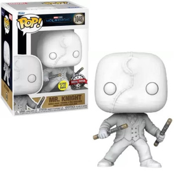 Funko POP Marvel Moon Knight - Mr. Knight GiTD 1048 Bobble-Head Exclusive