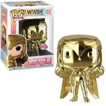 Funko POP Heroes Wonder Woman 1984 - Wonder Woman Golden Armor 323 Vinyl Figure Exlusive