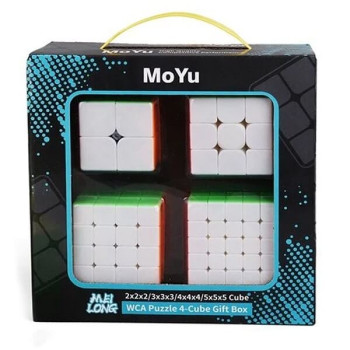 Κύβος σετ Δώρου 4 τεμαχίων 2Χ2Χ2 3Χ3Χ3 4Χ4Χ4 5Χ5Χ5 