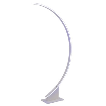 Ελλειπτικό Επιδαπέδιο Ατμοσφαιρικό Φωτιστικό LED με Τηλεχειρισμό Λευκό