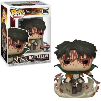 Funko POP Animation Attack on Titan - Battle Levi 1169 Vinyl Figure Special Edition