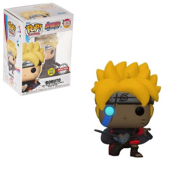 Funko POP Naruto Boruto - Boruto with Marks GiTD 1035 Vinyl Figure Exclusive