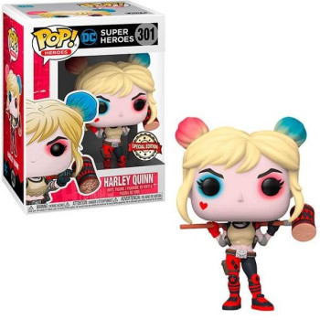 Funko POP Heroes DC Super Heroes - Harley Quinn 301 Vinyl Figure Special Edition Exclusive