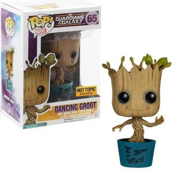 Funko POP Marvel Guardians of the Galaxy - Dancing Groot 65 Bobble-Head Special Edition Exclusive 