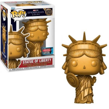 Funko POP Movies Spider Man No Way Home - Statue of Liberty 1123 Bobble-Head 2022 Fall Convention Exclusive 